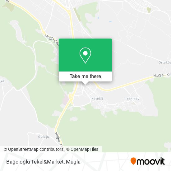 Bağcıoğlu Tekel&Market map