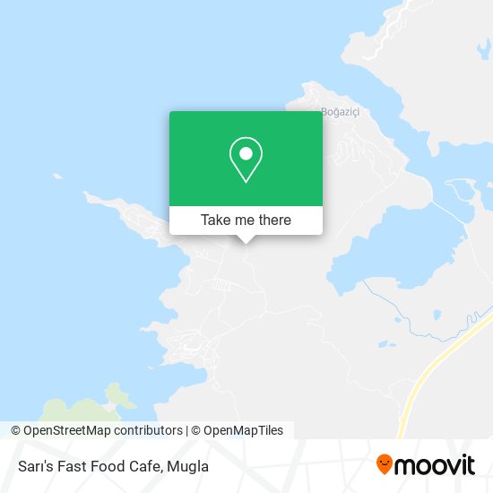 Sarı's Fast Food Cafe map