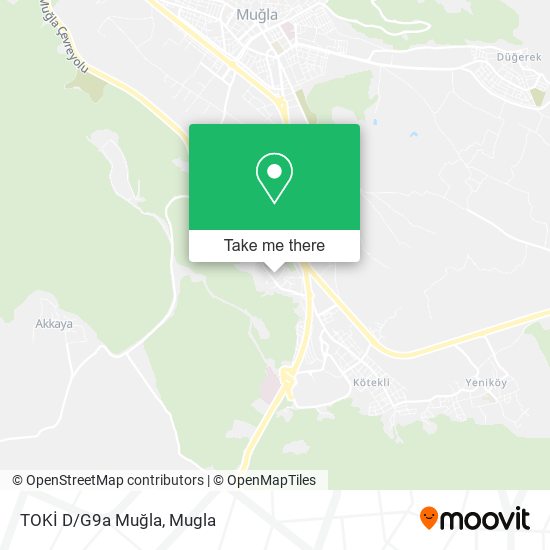 TOKİ D/G9a Muğla map