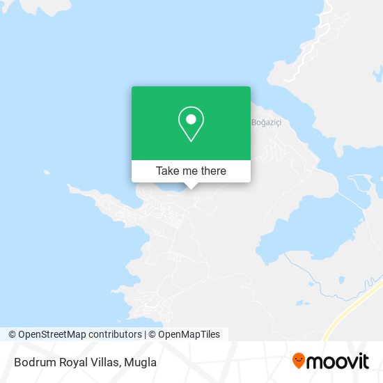 Bodrum Royal Villas map