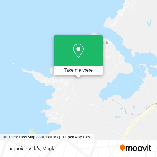 Turquoise Villa's map