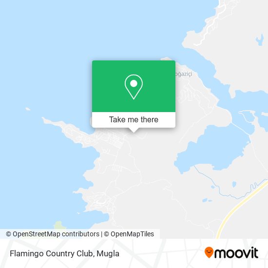 Flamingo Country Club map
