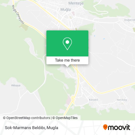 Sok-Marmarıs Beldıbı map