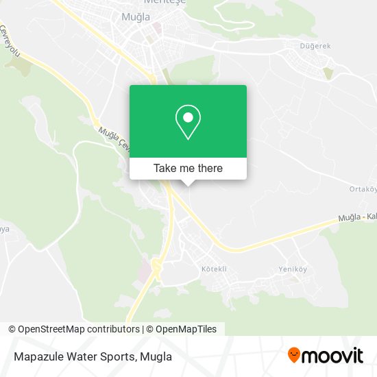 Mapazule Water Sports map