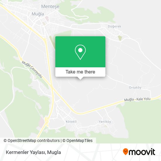 Kermenler Yaylası map