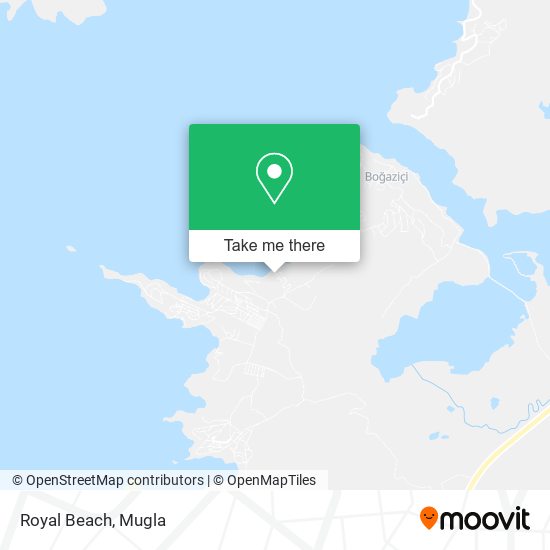 Royal Beach map