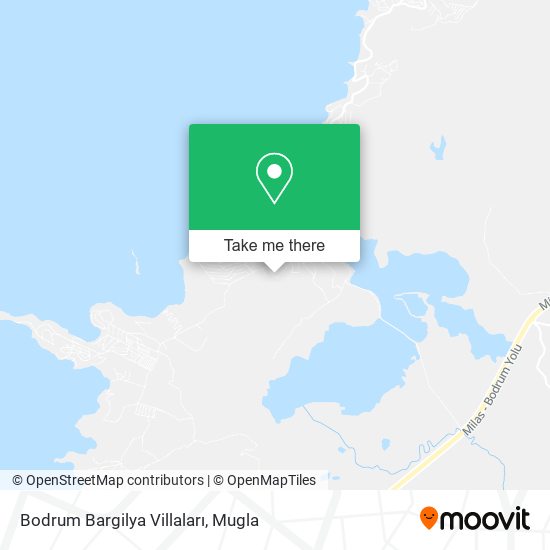 Bodrum Bargilya Villaları map