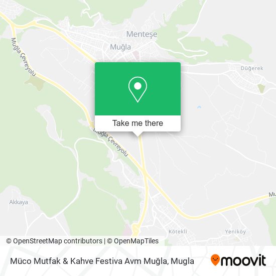 Müco Mutfak & Kahve Festiva Avm Muğla map