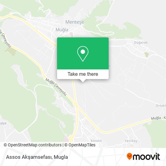 Assos Akşamsefası map