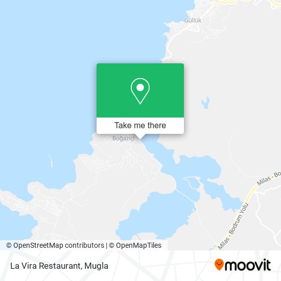 La Vira Restaurant map