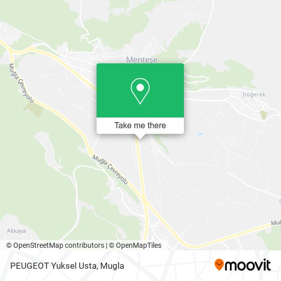 PEUGEOT Yuksel Usta map