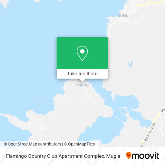 Flamingo Country Club Apartment Complex map