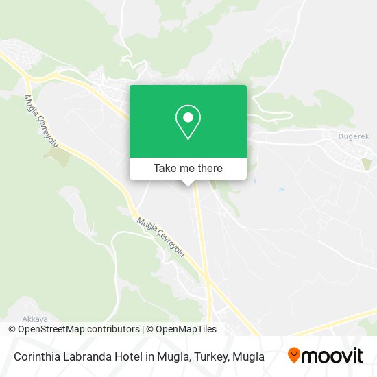 Corinthia Labranda Hotel in Mugla, Turkey map