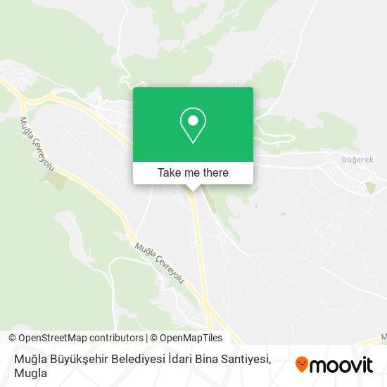 Muğla Büyükşehir Belediyesi İdari Bina Santiyesi map