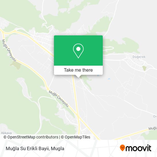 Muğla Su Erikli Bayii map