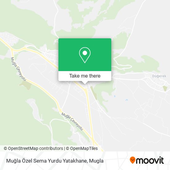 Muğla Özel Sema Yurdu Yatakhane map