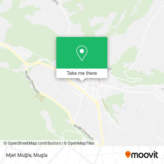 Mjet Muğla map