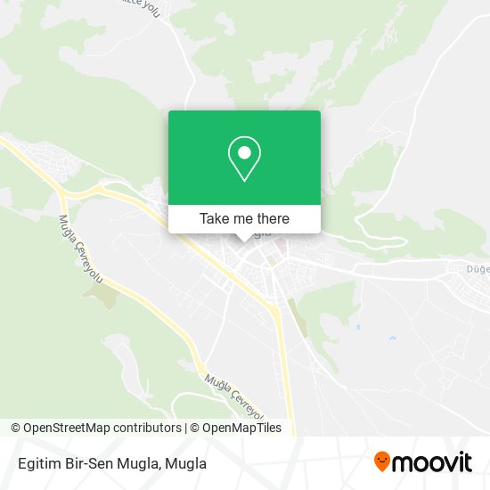 Egitim Bir-Sen Mugla map