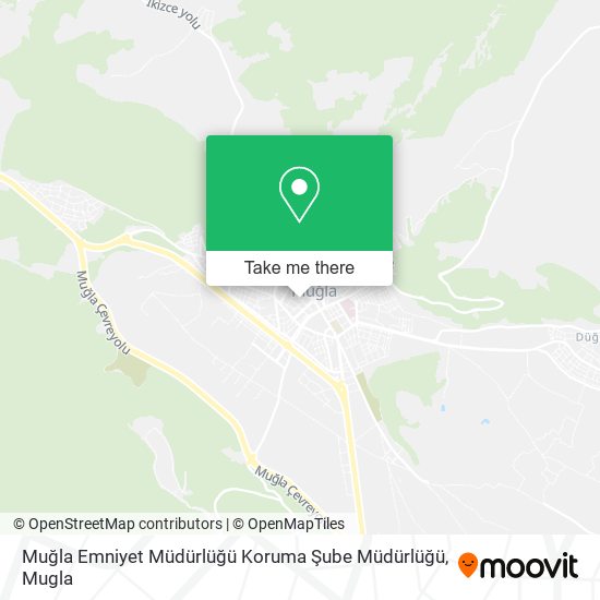 Muğla Emniyet Müdürlüğü Koruma Şube Müdürlüğü map