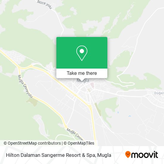 Hilton Dalaman Sarıgerme Resort & Spa map