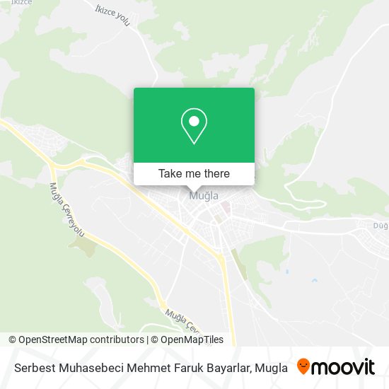Serbest Muhasebeci Mehmet Faruk Bayarlar map