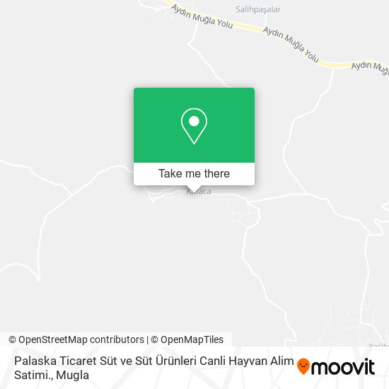Palaska Ticaret Süt ve Süt Ürünleri Canli Hayvan Alim Satimi. map
