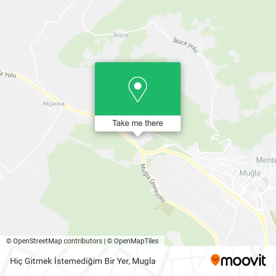 Hiç Gitmek İstemediğim Bir Yer map