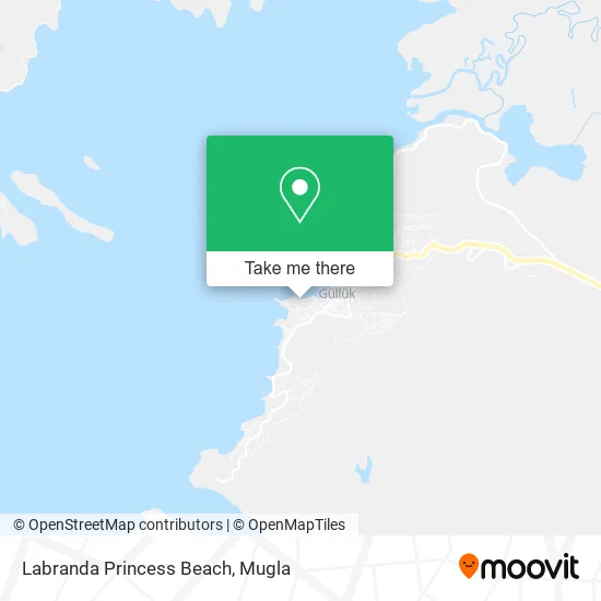 Labranda Princess Beach map