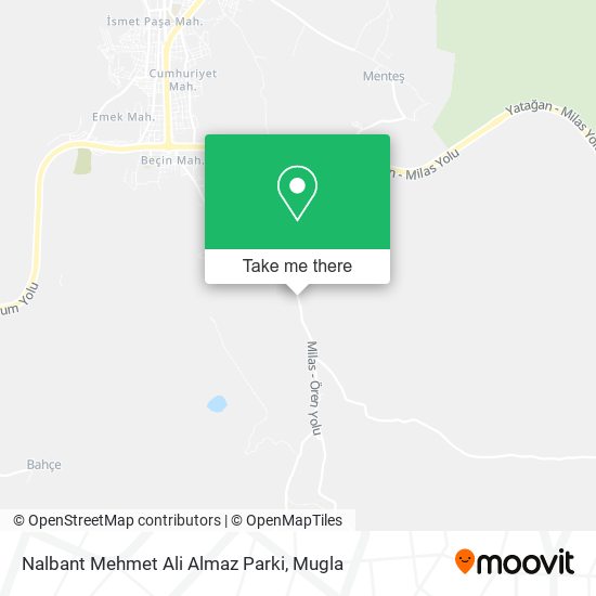 Nalbant Mehmet Ali Almaz Parki map