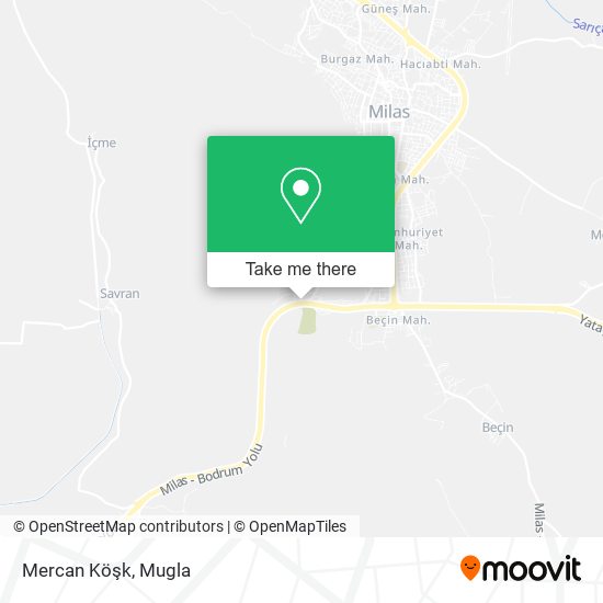 Mercan Köşk map