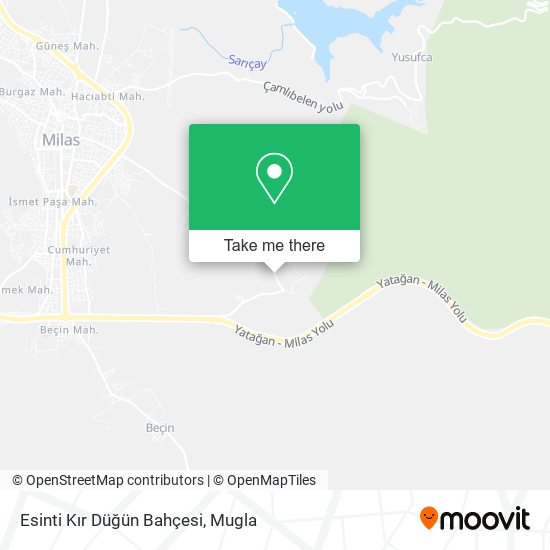 Esinti Kır Düğün Bahçesi map