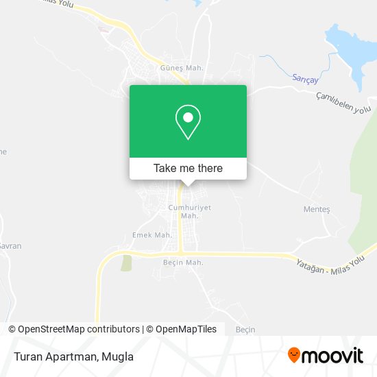 Turan Apartman map