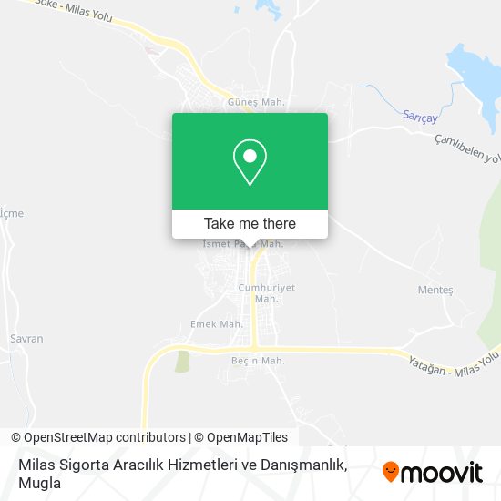 Milas Sigorta Aracılık Hizmetleri ve Danışmanlık map