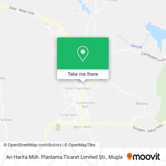 Arı Harita Müh. Planlama Ticaret Limited Şti. map