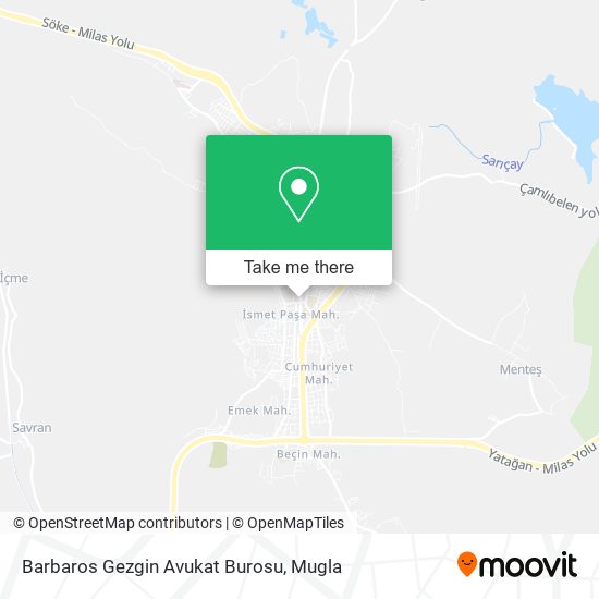Barbaros Gezgin Avukat Burosu map