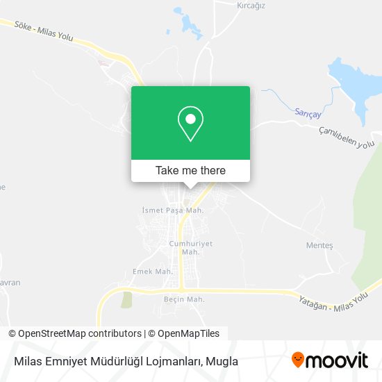 Milas Emniyet Müdürlüğl Lojmanları map