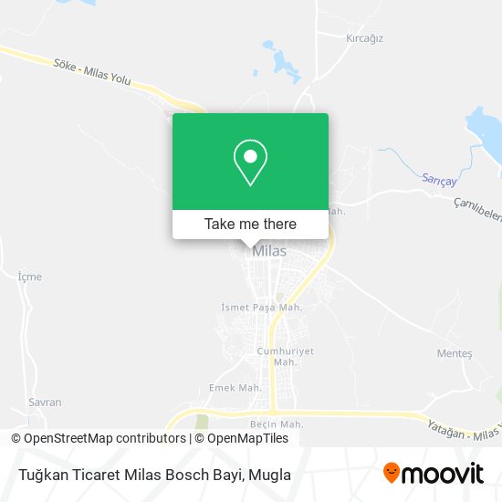 Tuğkan Ticaret Milas Bosch Bayi map
