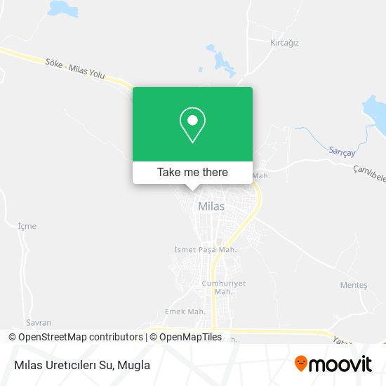 Mılas Uretıcılerı Su map