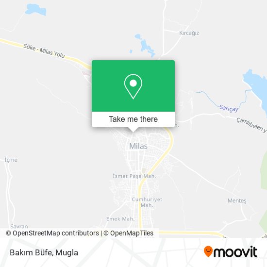 Bakım Büfe map