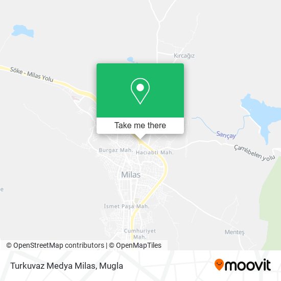 Turkuvaz Medya Milas map