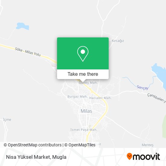 Nisa Yüksel Market map