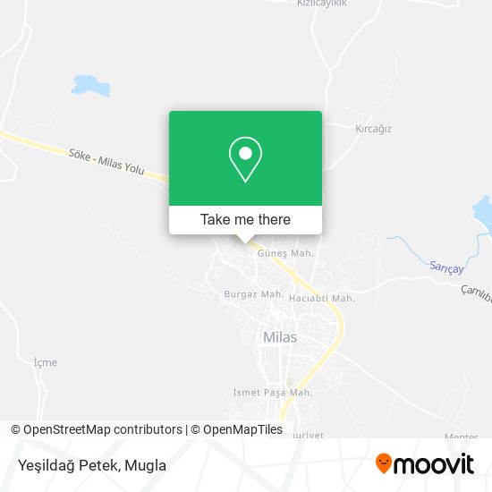 Yeşildağ Petek map