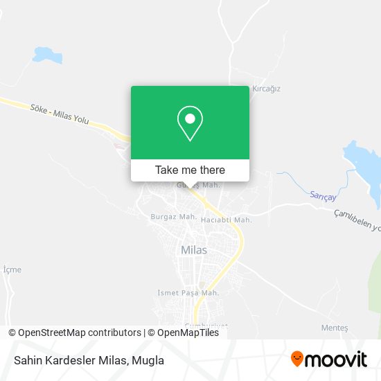 Sahin Kardesler Milas map