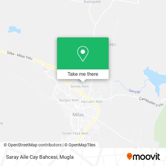 Saray Aile Cay Bahcesi map