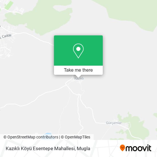 Kazıklı Köyü Esentepe Mahallesi map