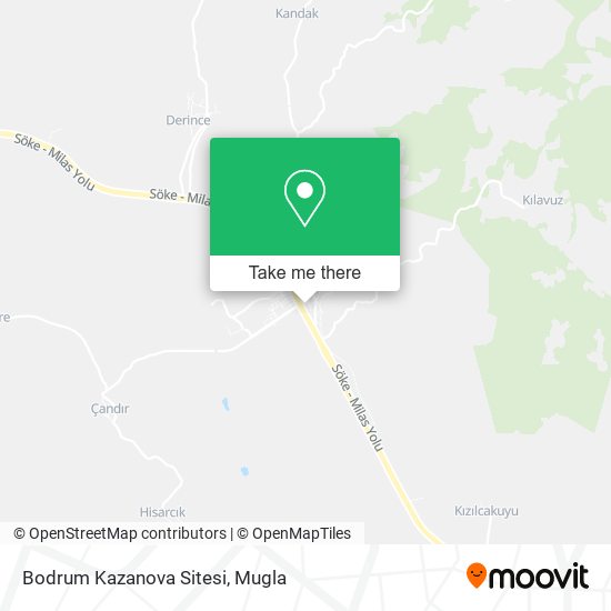 Bodrum Kazanova Sitesi map