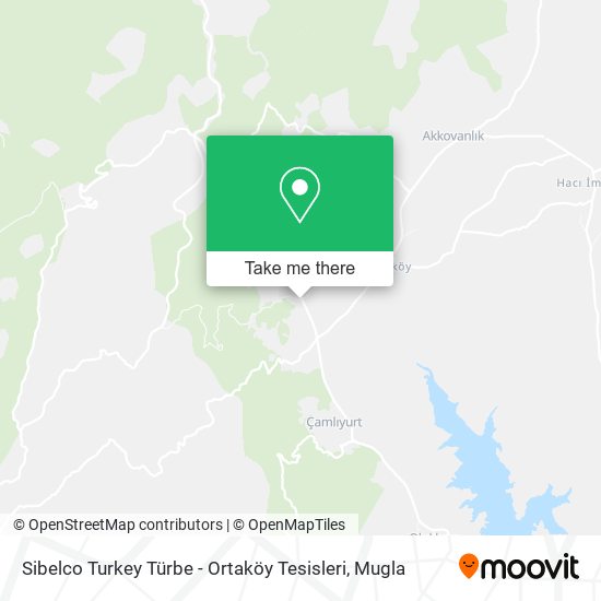Sibelco Turkey Türbe - Ortaköy Tesisleri map