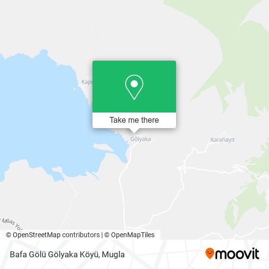 Bafa Gölü Gölyaka Köyü map