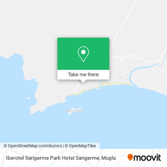Iberotel Sarigerme Park Hotel Sarigerme map