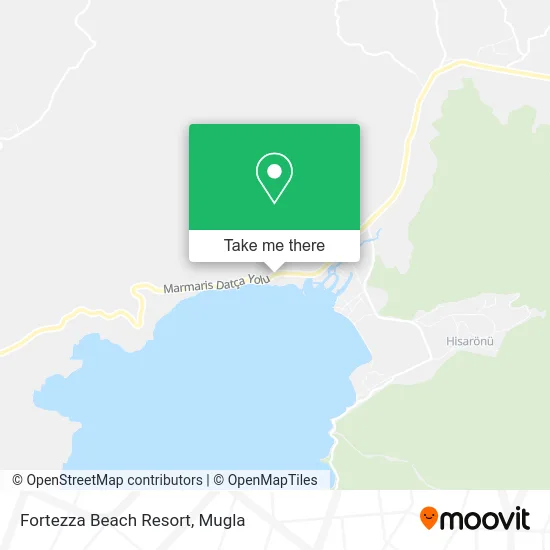 Fortezza Beach Resort map
